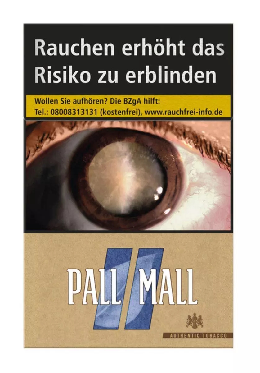 Pall Mall Authentic Blue Giga 8 x 27 Zigaretten