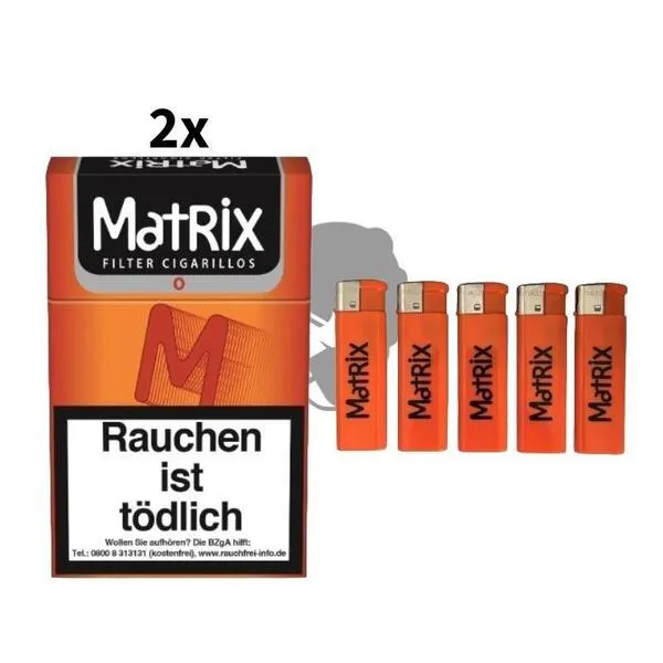 2 x Matrix O Filercigarillos (Orange)