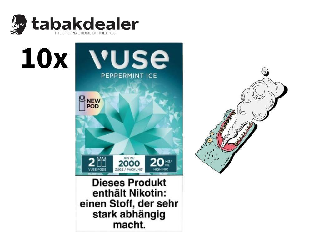 10x Vuse Pods Peppermint Ice 20mg 10 x 2 Pods