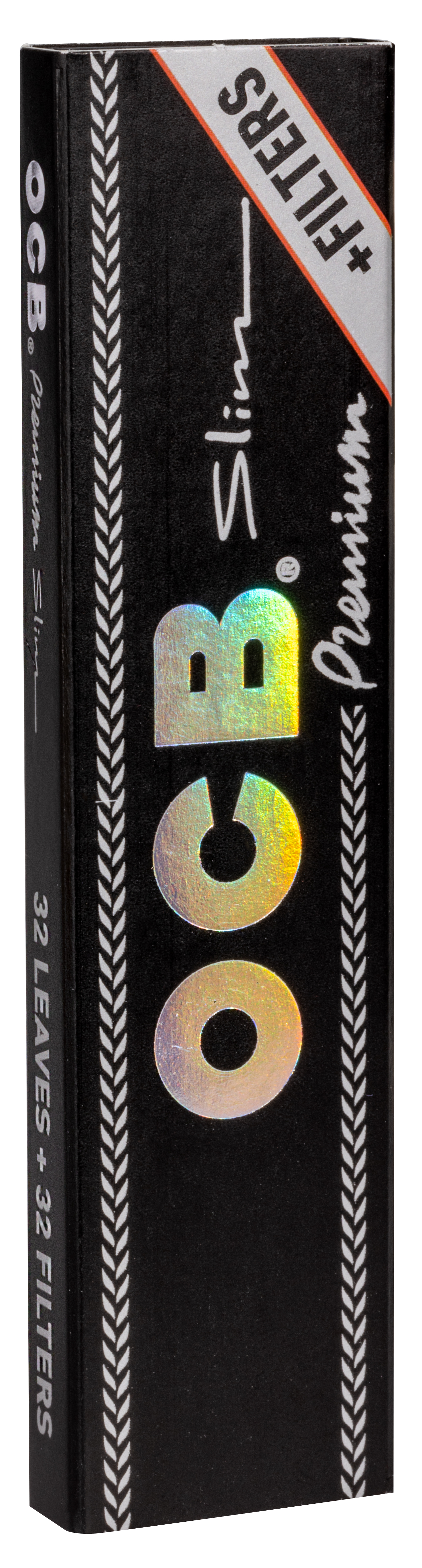 OCB Schwarz Premium Slim & Filter Tips 32 x 32 Blättchen