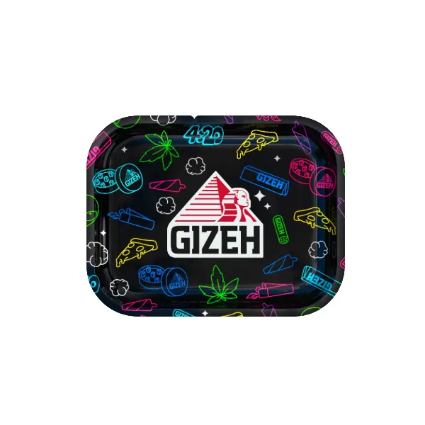 GIZEH Metal Tray S Comic schwarz