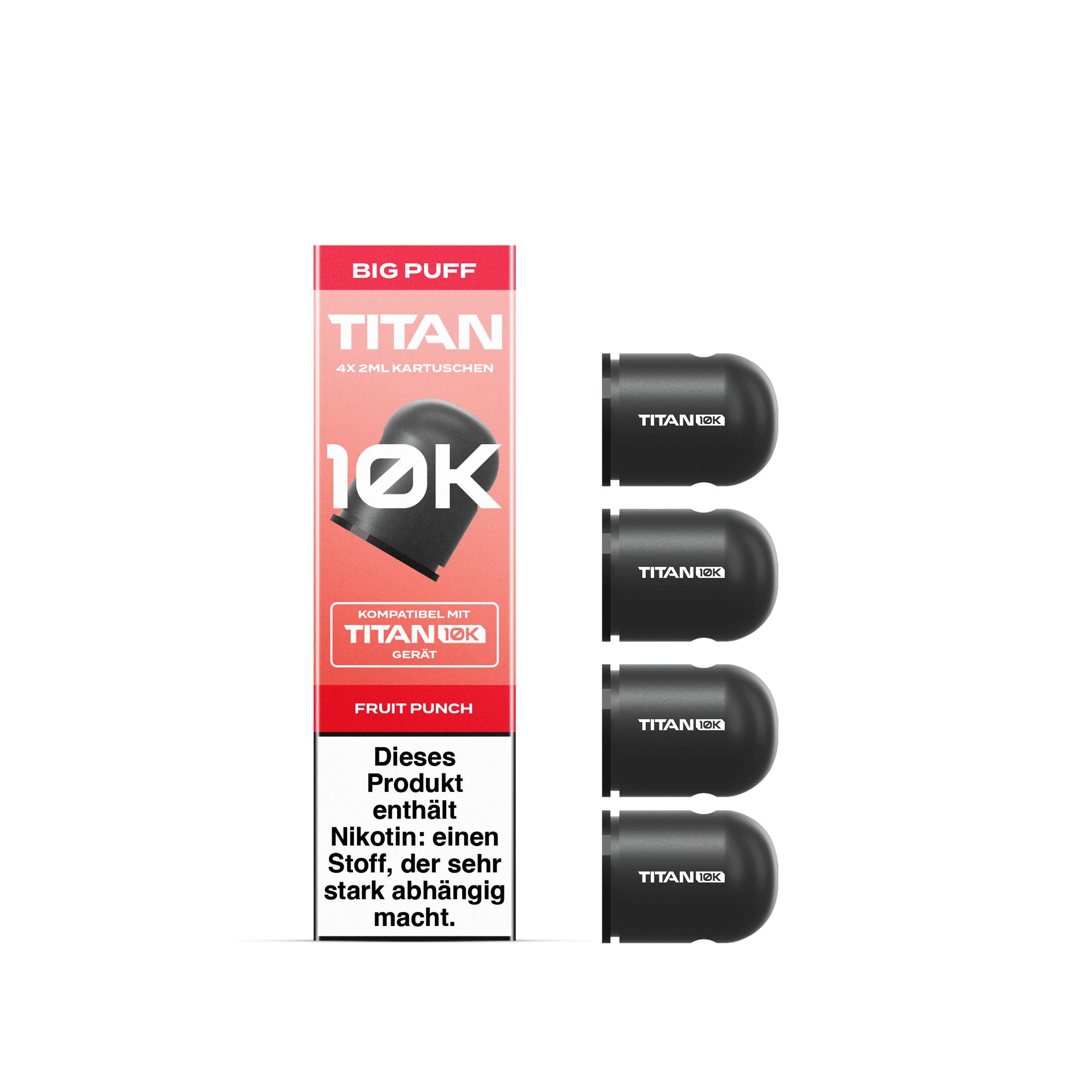 Titan 4 x 2ml Caps Fruit Punch 20mg