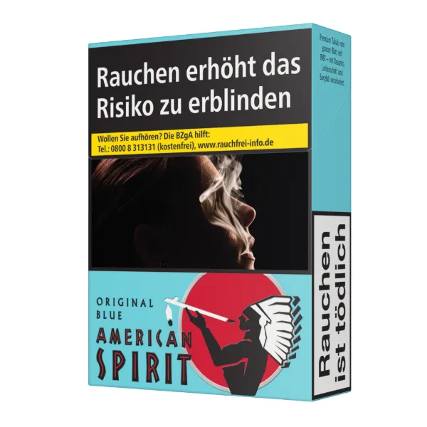 American Spirit Blue Packung