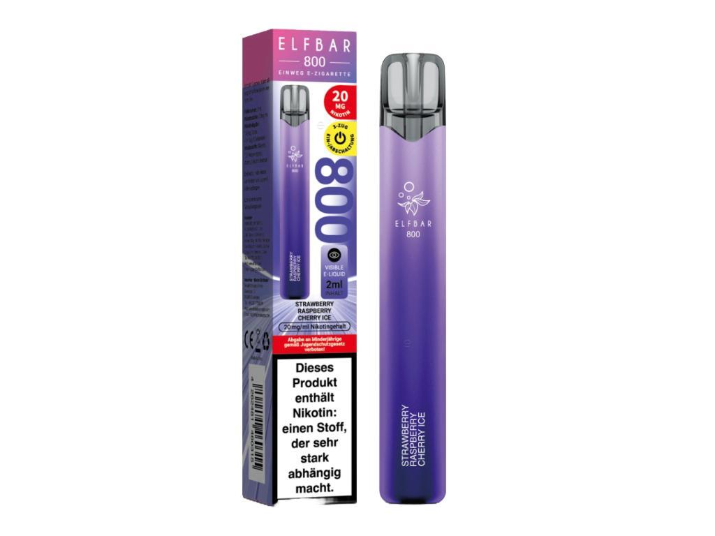 Elfbar 800 Strawberry Raspberry Cherry