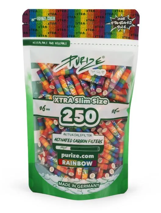 Purize Aktivkohlefilter XTRA Slim 250er Rainbow
