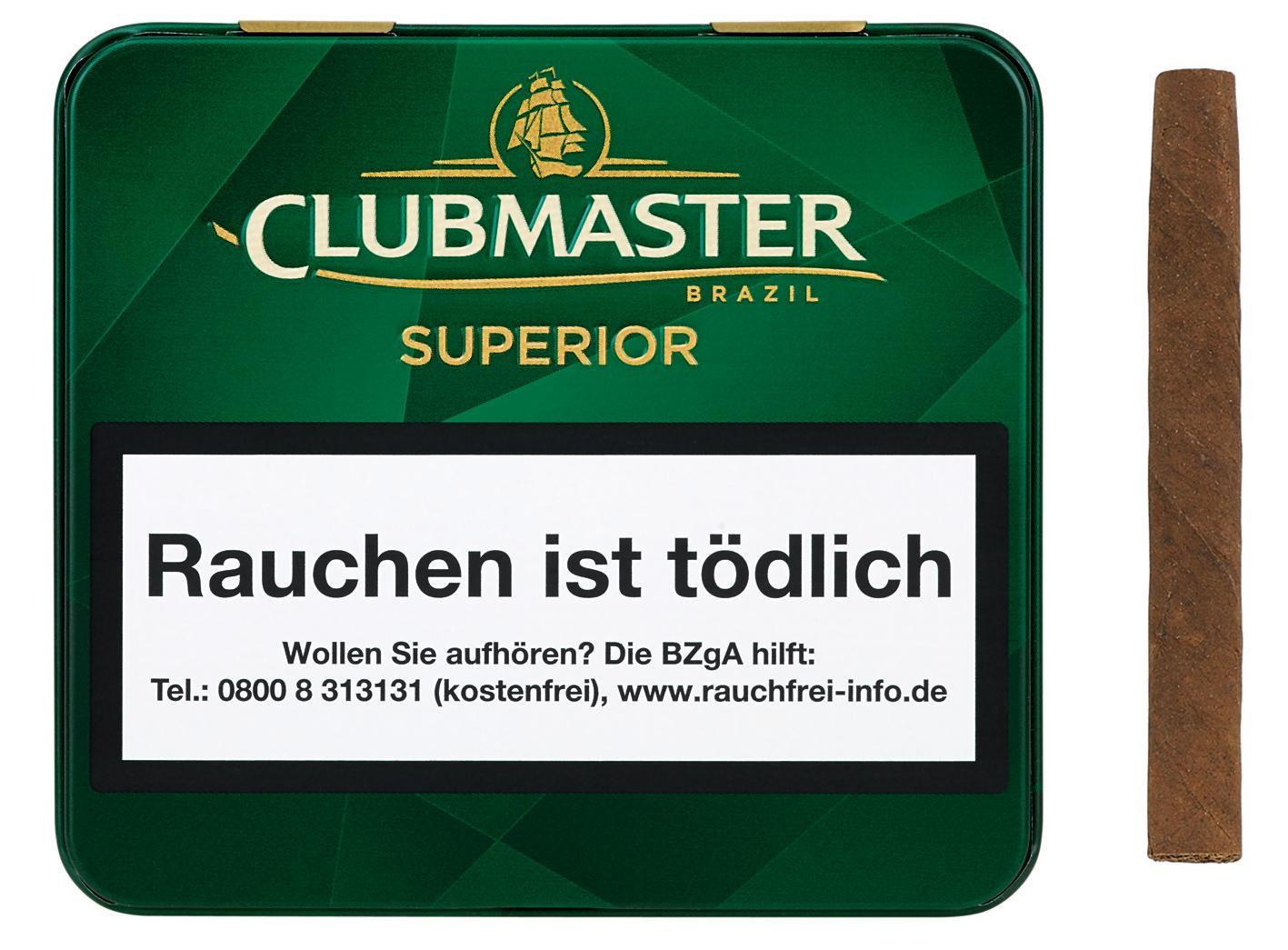 Clubmaster Superior Brasil Nr. 144 5 x 20 Zigarillos 20St