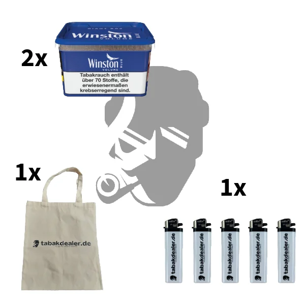 2x Winston Blue Giant Box 155g 2x Winston Blue Giant Box 155g