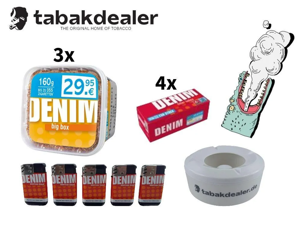 3x Denim Tabak 160g
