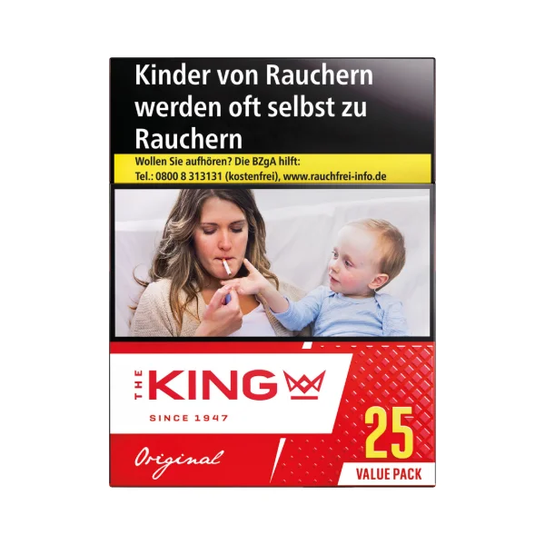 The King Red Value Big 8 x 25 Zigaretten The King Red Value Big 8 x 25 Zigaretten