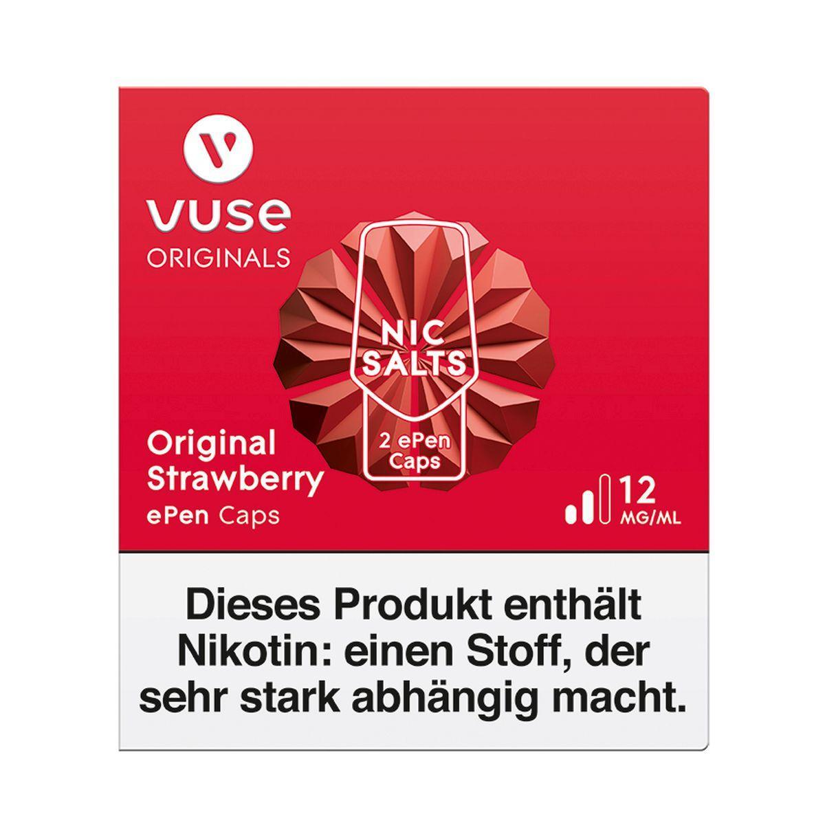 Vuse ePen 12mg/ml Nikotin Original Strawberry Nic Salts